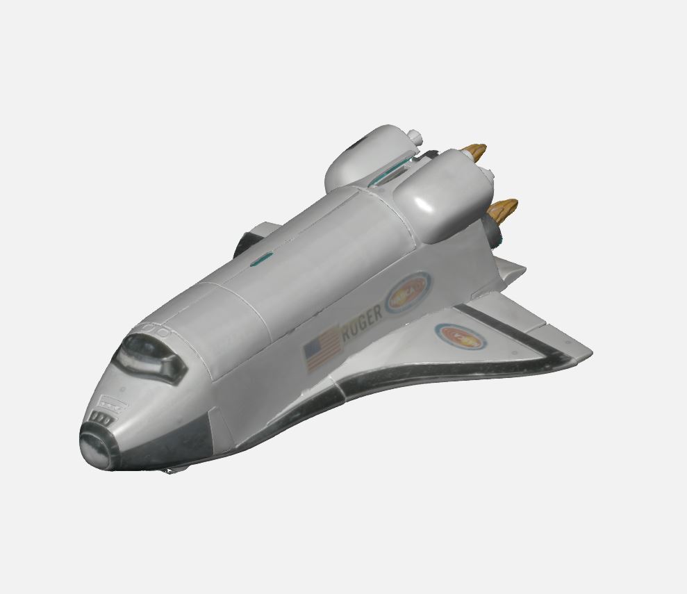 CAPTURE 3D on Twitter: "Happy Day! We used ATOS 3D scanning to create a digital twin of a toy space shuttle and the image mapping function in GOM Software