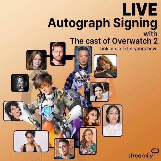 I will be doing a LIVE autograph signing! Check out streamily.com/PaulNakauchi to grab your prints and I will sign them. #Overwatch #Animation #FirstPersonShooter #autograph #celebrityautographsigning #streamily #virtualsigning #QandA #voiceover #PaulNakauchi