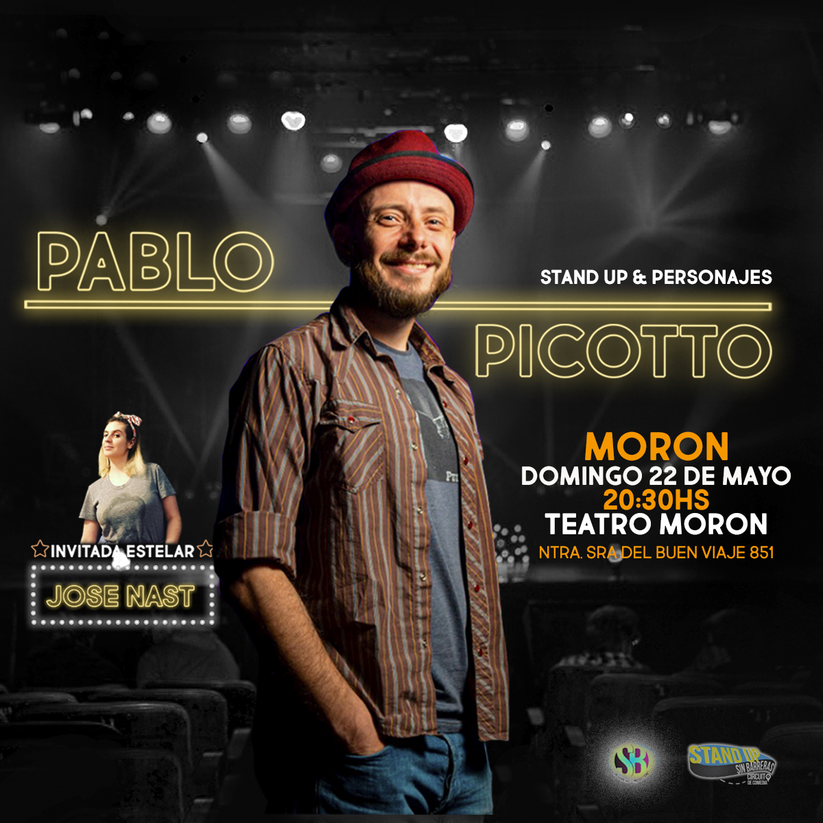 soyferbarrera's tweet photo. sabias que viene @PabloPicotto al Teatro de Moron?
Entradas acá: https://t.co/oaekpDFV0r
@standupsb
#standup #standupcomedy #Picotto #Standupsinbarreras https://t.co/4oV1Zxlt7H