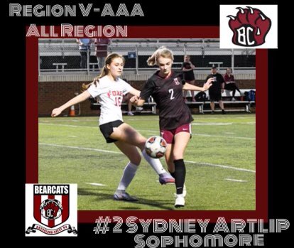 Bcgirlssoccer1's tweet photo. Congratulations to Sydney Artlip Layne Powers Jaidyn Malpass on being selected to the Region V-3A All Region team and to Kim Neely on being chosen the Region V-3A Player of the Year https://t.co/ffrkI4cQc8