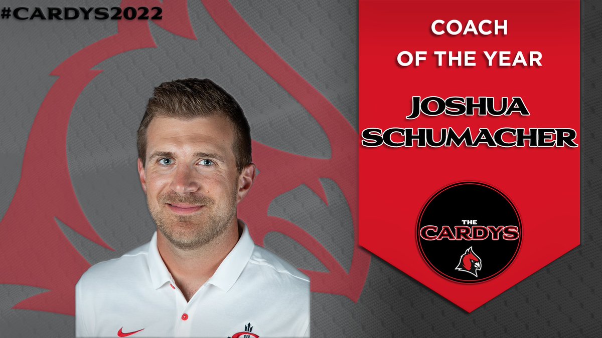 CUAACardinals's tweet image. 🔴COACH OF THE YEAR⚫️

Congratulations to @CUAA_Football Head Coach Joshua Schumacher on being named Coach of the Year!🏆

#CARDYS2022