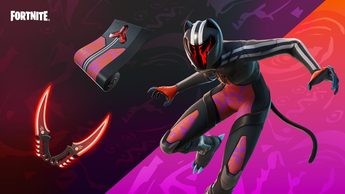 Jorge_Most's tweet photo. ¡Garras antes que patas! Cabalga con estilo con Pantera, ya disponible en la tienda. #Fortnite 

· Código: Jorge_Most si te gustaría apoyarme, me ayuda mucho ❤. #EpicPartner https://t.co/ZLfFTF3A2R