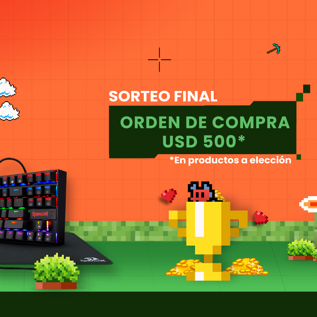 Solo por MAYO, atrapá los mejores premios del Bonus Hunter👾

Comprás, cargás tu comprobante y listo.
🐲 3 kits completos por cada semana 🖱⌨🎧
🐲 El final boss de los premios! Una orden de compra por USD 500 en productos.

¡Apurate! Cargá tu compra en argentina.redragon.es
