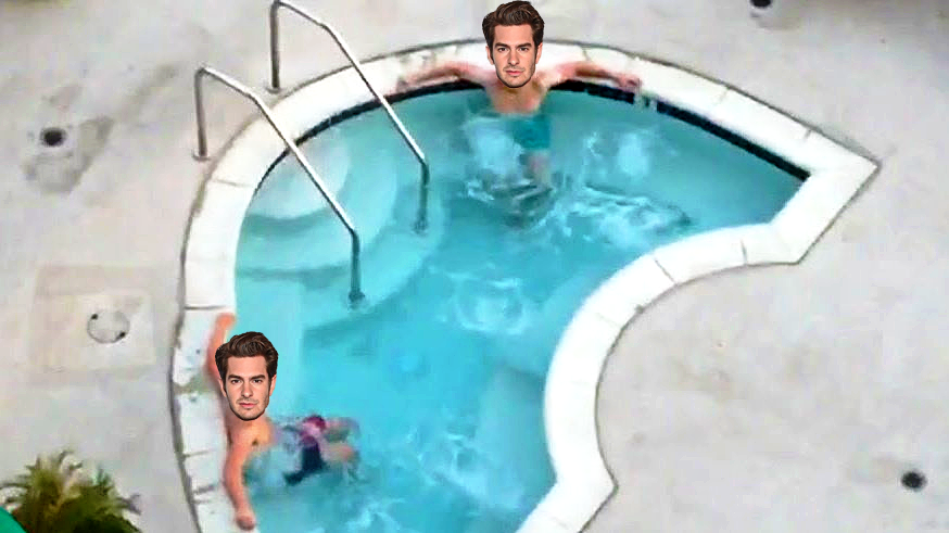 where is andrew garfield? tweet media