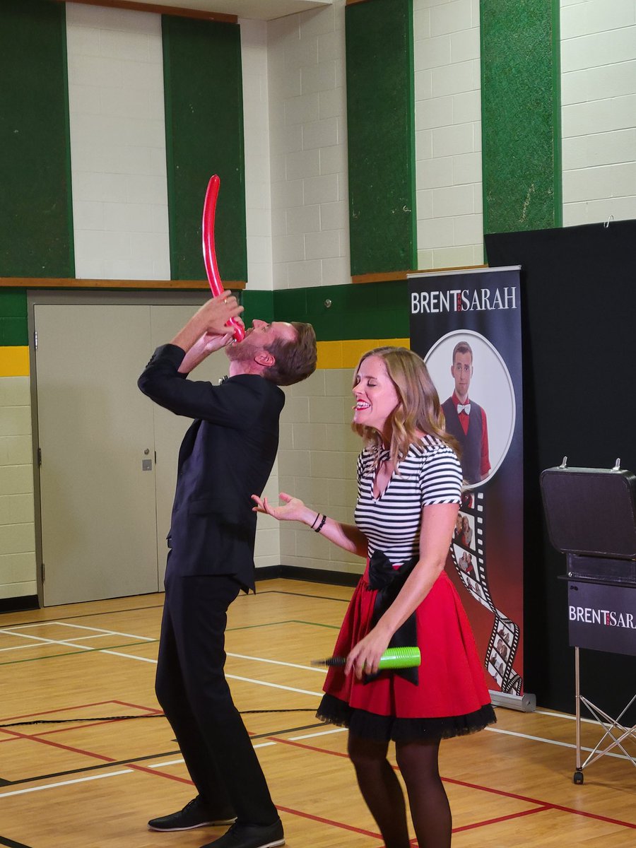 SGRG_Hawks's tweet photo. To close Catholic Education Week our super talented friends, magicians Brent and Sarah, visited The Great.  #BeGreat https://t.co/nlviuaJovx