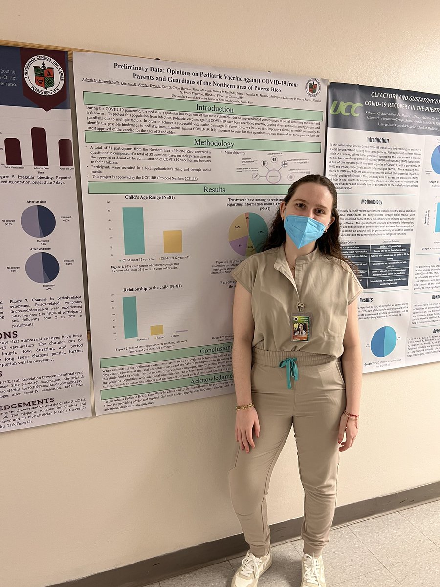 Even though I couldn’t make it to the Universidad Central del Caribe’s 2nd Research Symposium, I’m beyond happy to share that my amazing team and I were awarded Second Place for our poster in the #PublicHealth category 🥳🎉