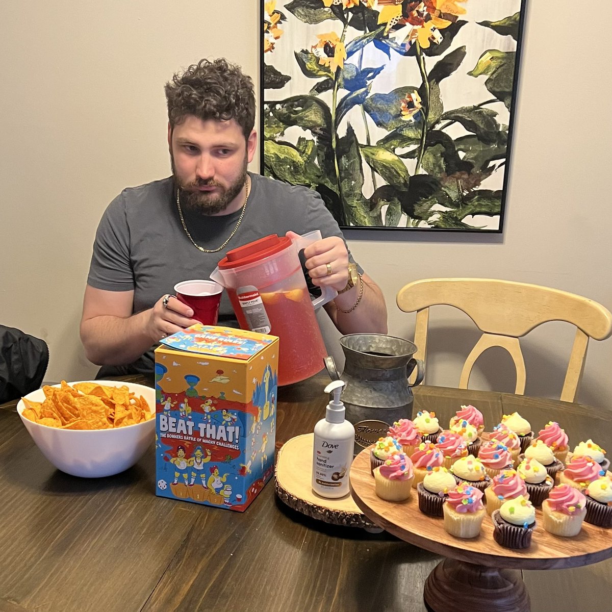 ttbgod's tweet photo. birthday dinner with pawpaw.. 🖤 he made jungle juice for all his friends and i’m the only one who showed. 😢 love him https://t.co/MtFdoWxK7w