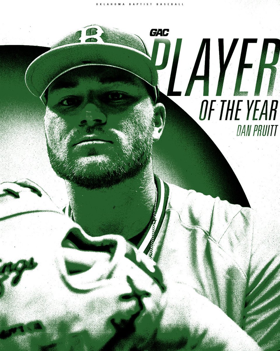 OBU_Baseball's tweet photo. The @GACAthletics Player of the Year 😤 https://t.co/We7iN9pxVh