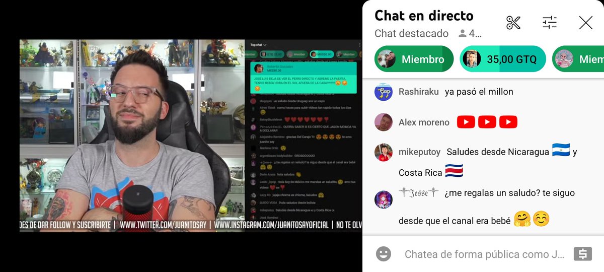 bigcastle182's tweet photo. Aca en el en vivo de juanito en delcarajotv @JuanitoSay https://t.co/WRtV2fWpCW