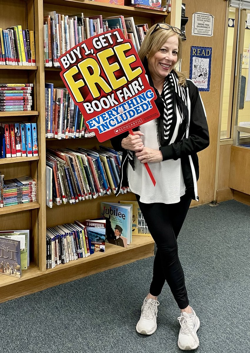 Buy one get one Free! Book Fair at ENMS May 10!