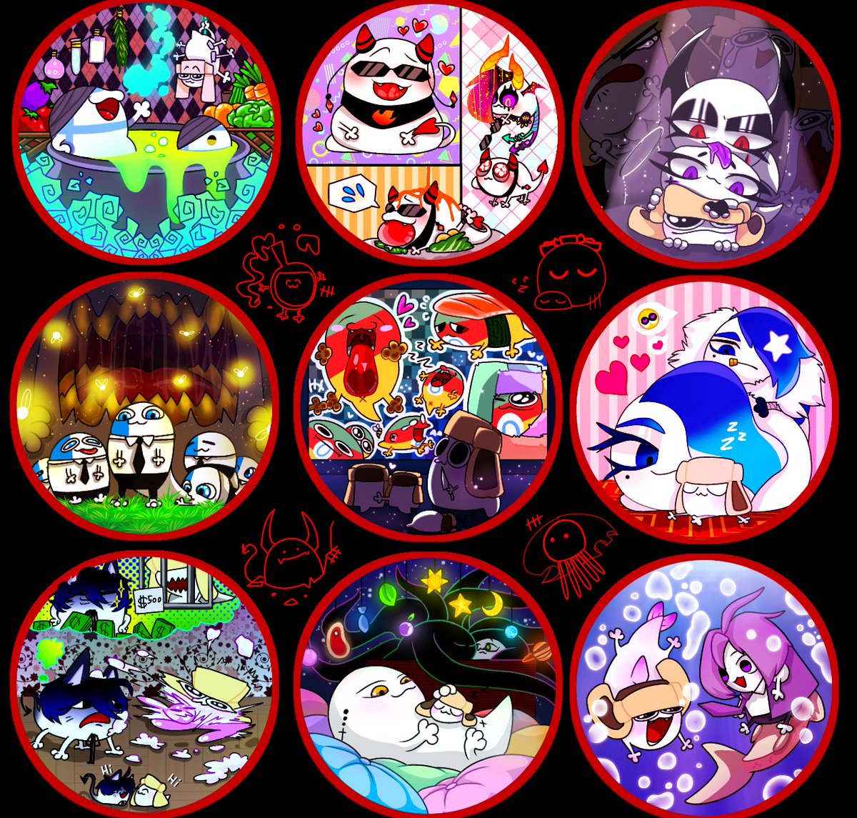 JasonBBN1's tweet photo. You - come in - infected - 4 legged cute hairballs>:] 
you are infected🫵😈🫵
friend: @km46626749 @drimdrimmi1 @Soul45916568 @Ireneofpeace1  @Nycolas12205489 @zoloto_2 @niw_ch @I_X_A_213 @DreamNannaphas https://t.co/ShIkryLSSD
