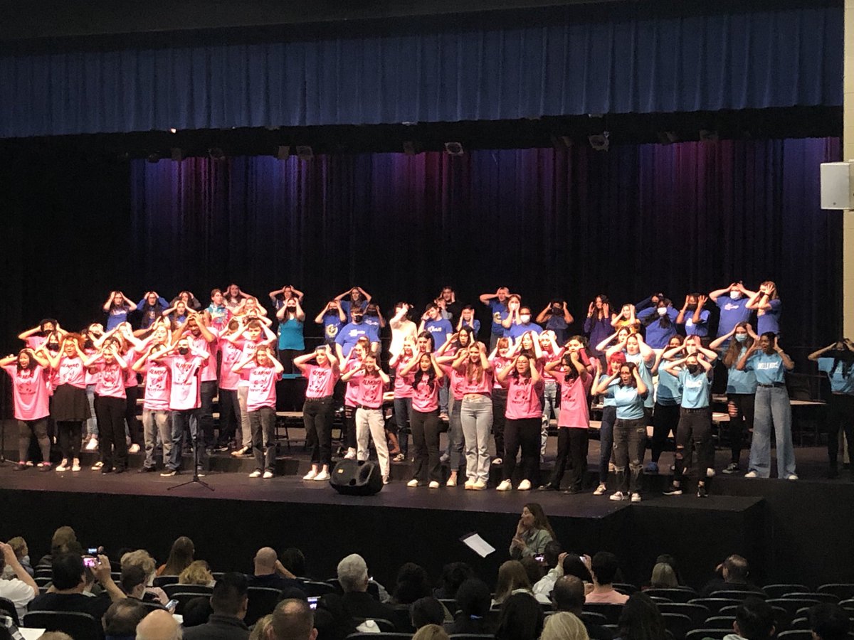 WTHS Choirs with some incredible singing for Broadway Bingo tonight at our OP auditorium!