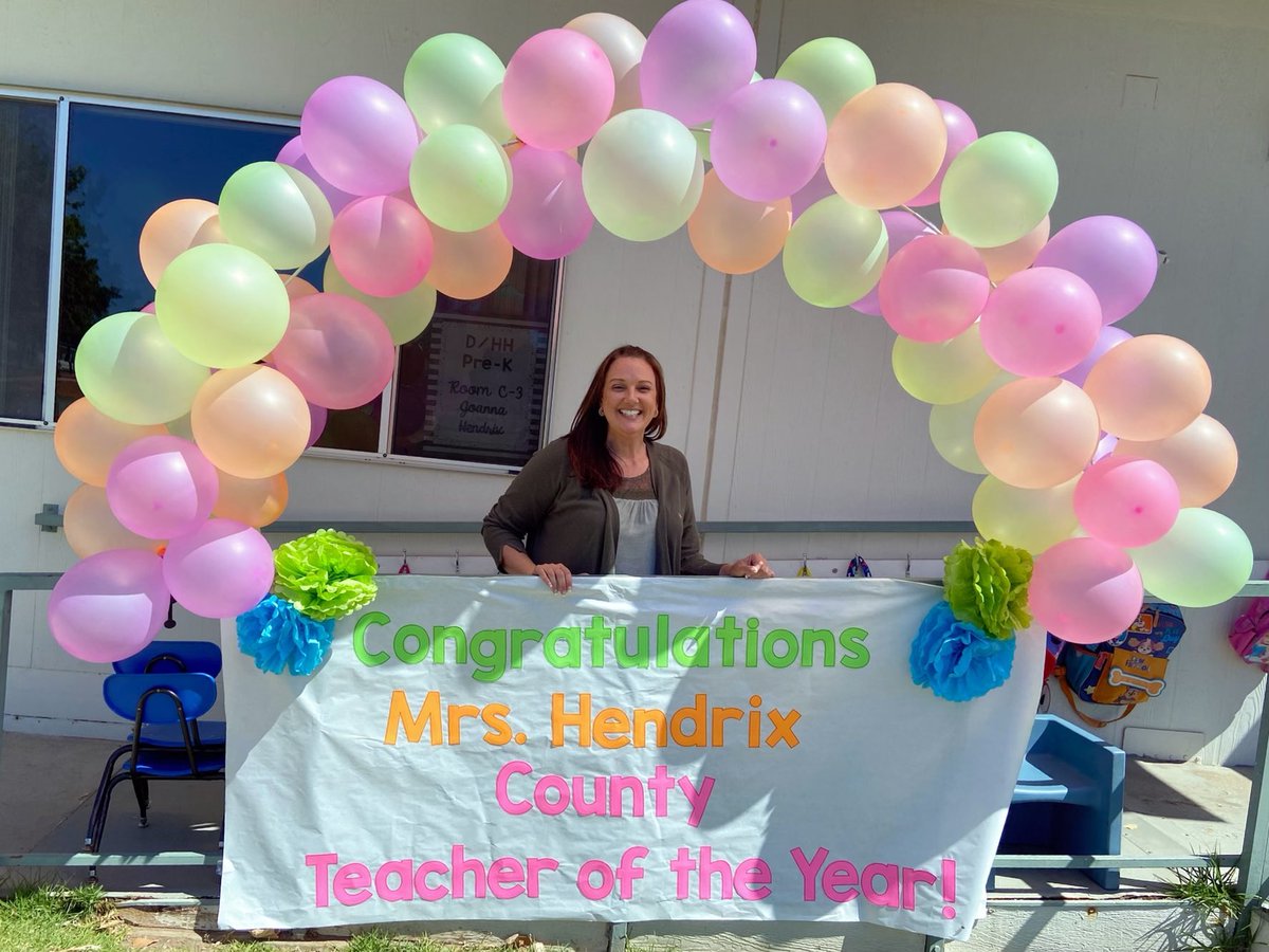 A huge congrats to the amazing Mrs. Hendrix on being named the 2023 Santa Barbara County Teacher of the Year.  A tremendous honor for a tremendous teacher. #dunlapdoesawesome