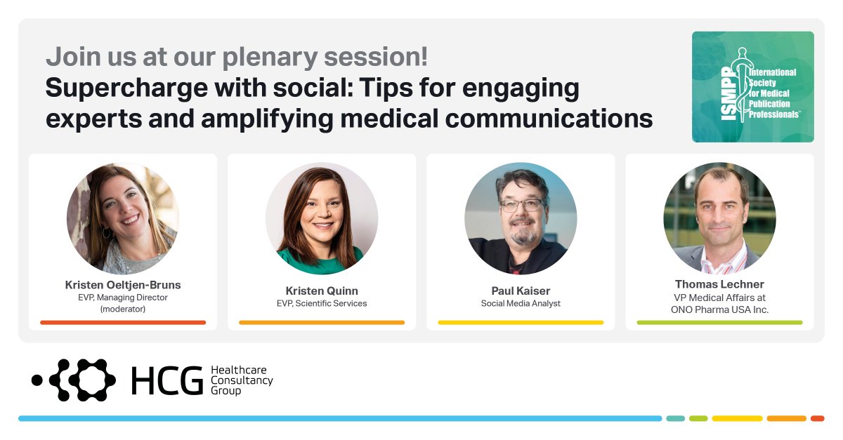 hcg_int's tweet photo. Are you charging your #publications …with #social? 

Join our plenary session on May 10 from 3:10-3:55pm EST at #ISMPPAnnual2022 to learn how to engage experts and amplify your publications. #HCG #MedComms https://t.co/vESM1881wm