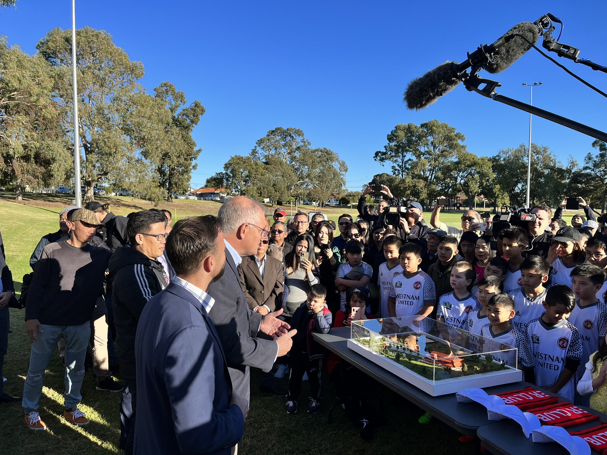 Lanai Scarr on Twitter "PM ScottMorrisonMP at an announcement in