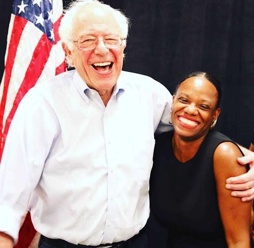Bernie Sanders and Summer Lee
