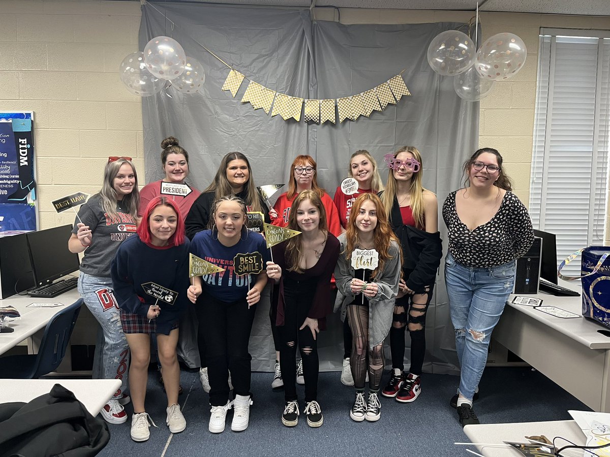 TeacherGrit's tweet photo. @MrsLewisKFHS @CosFairmont They were a fun group to have in Customer Service. 
Congrats to all🎉2️⃣0️⃣2️⃣2️⃣🎉 https://t.co/5MCQ2ARJDb