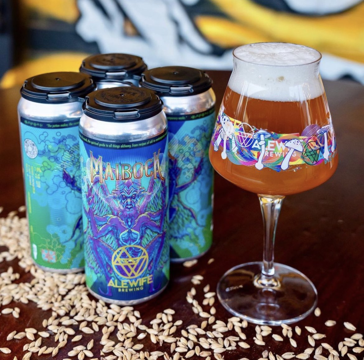 Introducing Alewife Maibock, with crispy & floral hoppiness brought to you by Mittelfruh hops. A more balanced assertion of maltiness and sweetness with 7.9% ABV.
#alewifebrewing #tasteislife