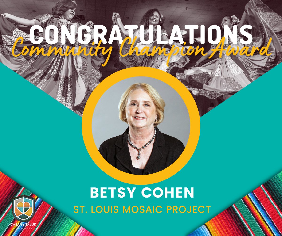 WTCSTL's tweet photo. Congratulations to our 3 @casadesaludstl award winners! Visionary Award winners our very own Exec Dir @timjnowak @WTCSTL, our CEO &amp; President @RodneyCrim1 @STLPartnership &amp; Community Champion Award winner our Exec Dir @STLMosaic @BetsyHCohen ! https://t.co/P4oYdwWaR7