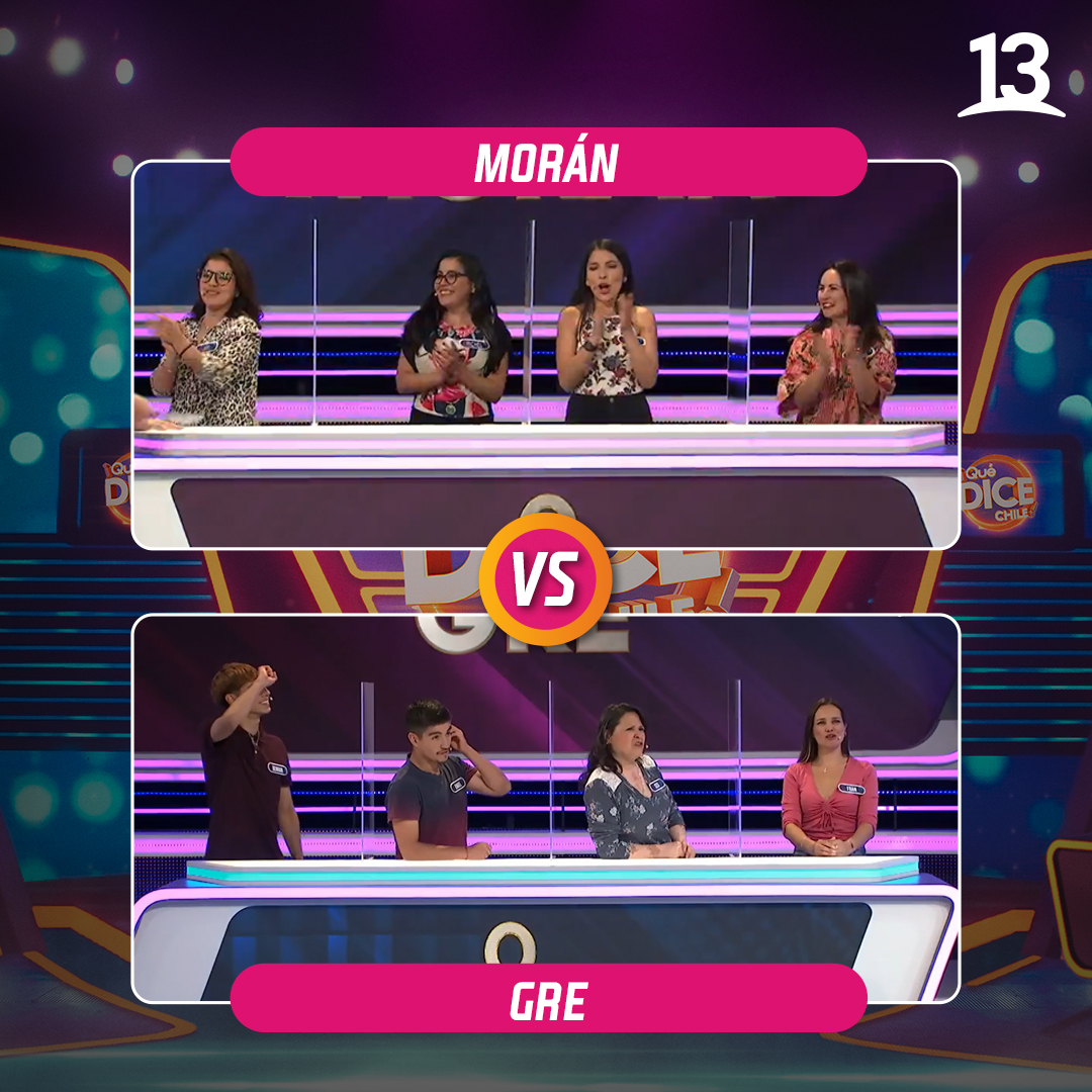 canal13's tweet photo. Ingresan los participantes a #QuéDiceChile ¿Quién crees que gane la ronda entre los #Grel y las #Morán ? 👏👏👏

@quedicechile de lunes a viernes después de #CasoCerrado y en https://t.co/praYnKPyD7 📲📺💻 https://t.co/M1wEu8d0q9