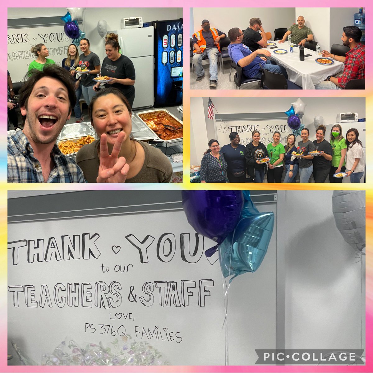 Thank you PTA for providing us with a wonderful luncheon for Staff Appreciation Day! An Extra thank you to Nonna’s baked ziti. @D26Team @NYCSchools @DOEChancellor #ThankATeacher #thankateachernyc