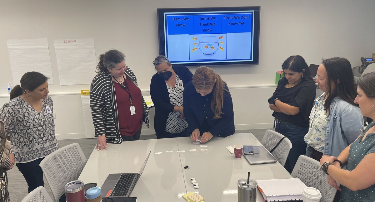 AISDMultilingue's tweet photo. Harnessing the 💪🏼of peer-to-peer learning!Today our elementary & secondary DL experts joined forces to strengthen alignment between our DL K-12! Our goal?To enhance high quality learning experiences for our emergent bilingual learners! Somos #CorazónMultilingüeDeTX #ThisIsHowWeDL https://t.co/TIfaIe17ZT