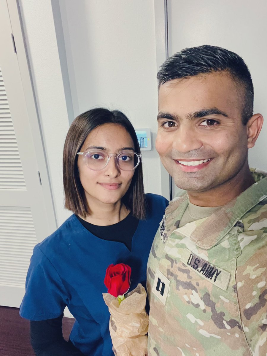 NPatel08003's tweet photo. Thanks to my wife @FemeePatel for always supporting me and making so many sacrifices along the way! #MilitarySpouseAppreciationDay #MilitaryFamily #PowerCouple #ArmyFamily #MilitarySpouse #ArmySpouse #Household6 https://t.co/UBTdcj2qSM