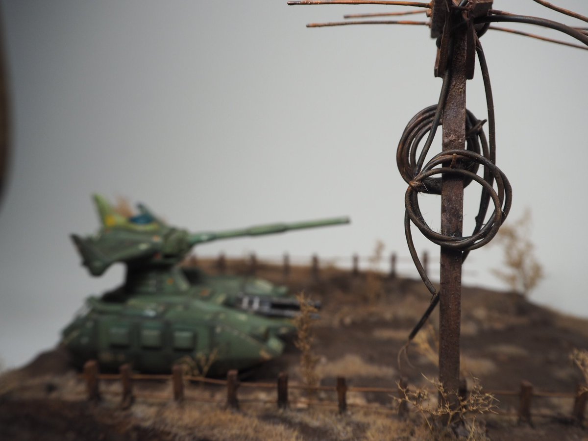 HobbyLifeStudio's tweet photo. Classic 1/144 Magella Attack
"Military War"
Diorama Details
More pictures at my Facebook page
#Gunpla #ガンプラ #Plamo #プラモ #Modelkits #機動戦士ガンダム #MobileSuitGundam #MagellaAttack #Bandai #Diorama #ジオラマ https://t.co/90ejYaswvS