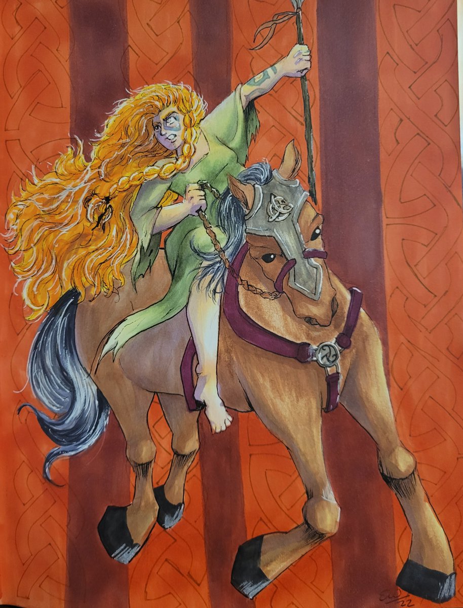 EmWillDraw's tweet photo. More additions to the Celtic Gods and Goddesses illustration book. Some are winners that I personally like, some are just meh. I cannot take a photo to save my life either 😅.
Pt.2
#illustration #sketchbook #copicmarkers #colorpencil #Celtics #celticmythology #celticgoddess https://t.co/1SLxqQrxCC