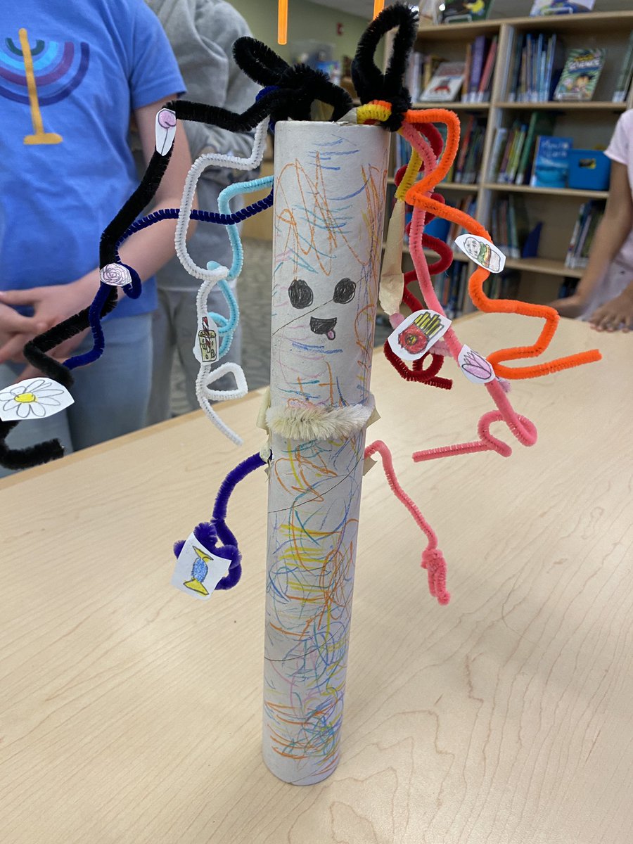 AnneSeniuk's tweet photo. This week’s makerspace challenge was to create a new species of trees (link to our science unit). Grade 3s shone in that challenge - we got a chocolate tree, a carnivorous tree, a tree giving out treats and a few other interesting trees. @KanataHighlands @MakerspaceKHPS https://t.co/g95SqwawoT