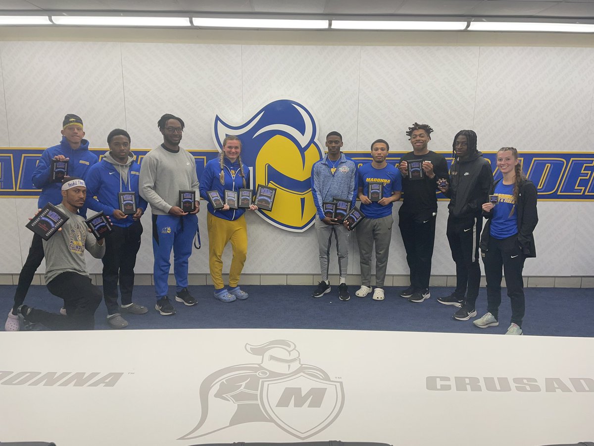 CoachLatnie's tweet photo. Our conference champions, hurdles, sprints, throws &amp; distance. We do it all over here! Proud of my group. https://t.co/OMchcHsegE
