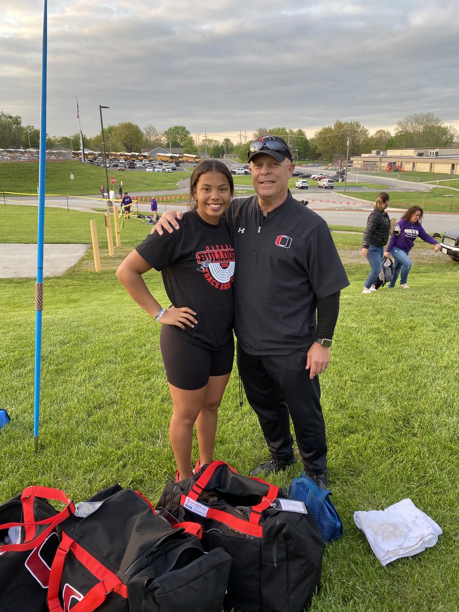 Congrats to Keilee Johnson breaking the MRVC West Javelin record with a throw of 41.63 meters. #proud coach