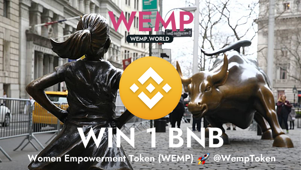 WempWorld's tweet photo. WHO IS AFRAID OF $WEMP?
WIN 1 BNB 💥

✅ Be a WEMP Holder at $50 Minimum
Buy at #BitMart or #PancakeSwap (slippage 8.8%): https://t.co/D0EMGDwmWU
✅ Follow @WempToken
✅ Join https://t.co/1jVyuWBCuS
✅ Attend AMA (Sat May 7, 2pm EST) wheel decides winner: https://t.co/B5RAk13I41 https://t.co/oc5YRIvbP1