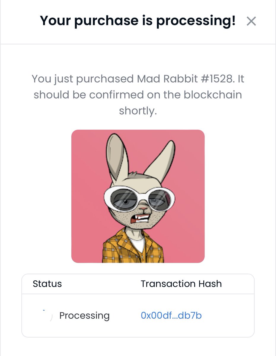 ZeussCapital's tweet photo. ⚡️ FLASH GIVEAWAY ⚡️

Found this guy at .1 that is STILL UNGANGIFIED. Secured him for the Zeuss Fam let’s go you MAD RABBITS 🐰🔥 

FREE MINT ALERT 🚨 

RULES
⚡️FOLLOW ME AND @ZeussWorld 
⚡️RETWEET
⚡️TAG 3 REAL ONES

WINNER IN 1 HOUR ⏳

#NFT #NFTGiveaway #NFTs #BAYC #MAYC #MRRC https://t.co/hILYg6XA5h