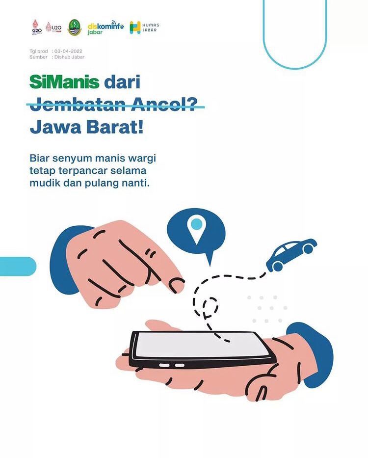 ridwankamil's tweet photo. Pemudik tak perlu khawatir ketinggalan informasi seputar kondisi jalan & destinasi wisata di Jabar. Pemprov Jabar punya #Simanis yg berikan informasi terkini soal jalur alternatif, keberangkatan kereta api hingga pesawat terbang. Begini cara aksesnya https://t.co/0JPEVI3R4v https://t.co/awcsO7lQqQ