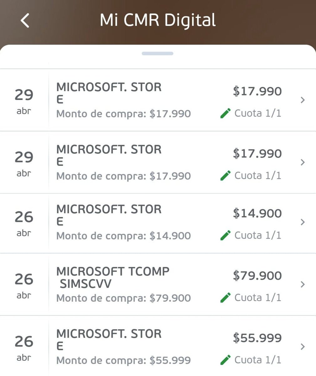 Kevin_Louis's tweet photo. Hago público un reclamo a @CMRchile @CMRayudaCL quienes con sus políticas de seguridad permitieron que se cometiera un #fraude a mi TDC CMR con productos de @MSFTChile @MicrosoftAyuda que nunca compré ni autoricé. Ahora @Banco_Falabella no quiere hacerse responsable. https://t.co/PhDHiJh3mP