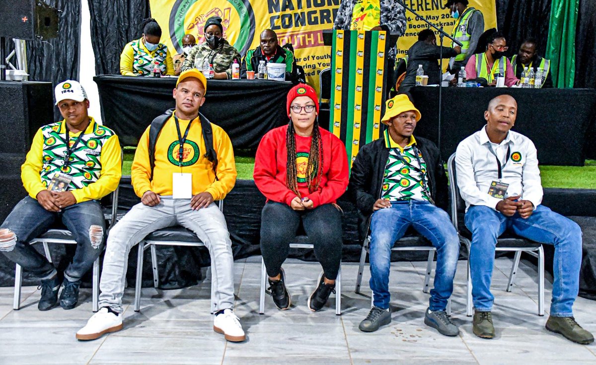 Officials of the ANCYL NC PEC elected uncontested and elected a woman as Chairperson 🔥 ✊️ Well wishes to comrade Venus Lorato Blennies and her collective. 
Congress will proceed with commissions and election of the additionals. The road to National Congress ✊️ 🖤💚💛