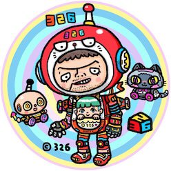 Monstarz_bh's tweet photo. 現在開催中の326さん(@nakamura326)の個展の開催のお祝いとしてファンアートをプレゼントさせていただきました💝
326こてん2022「おまた」はキチジョウジギャラリーにて明日まで開催中です💕ヾ(・ω・´ )ノシ
#CYCLOPSTAR #326個展
https://t.co/FK56S5xYWT https://t.co/AXToUJnSws