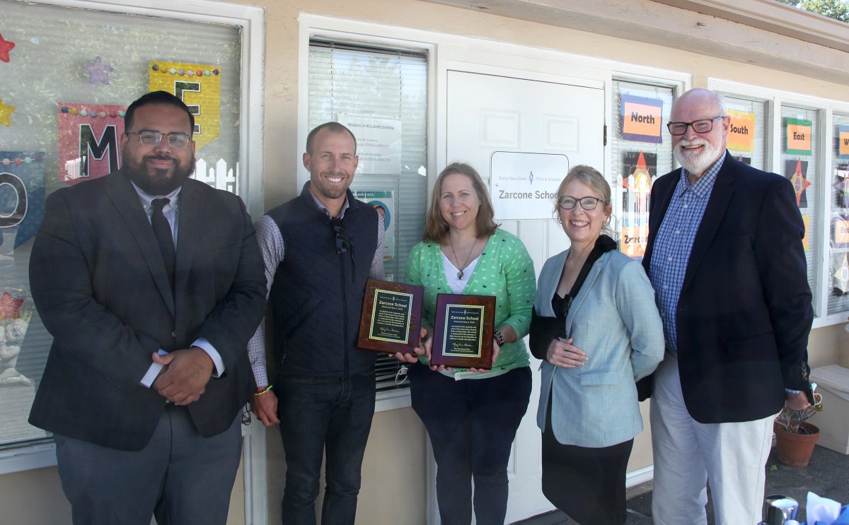 SCCOE's tweet photo. Today the Santa Clara County Office of Education (SCCOE) hosted a formal naming ceremony for the Zarcone Classroom located at Saratoga Pediatric Subacute.  It was a very special event we were proud to be a part of! 

Read the full news release ---> https://t.co/p4rFaOp8jl https://t.co/7M8YKFcQRP