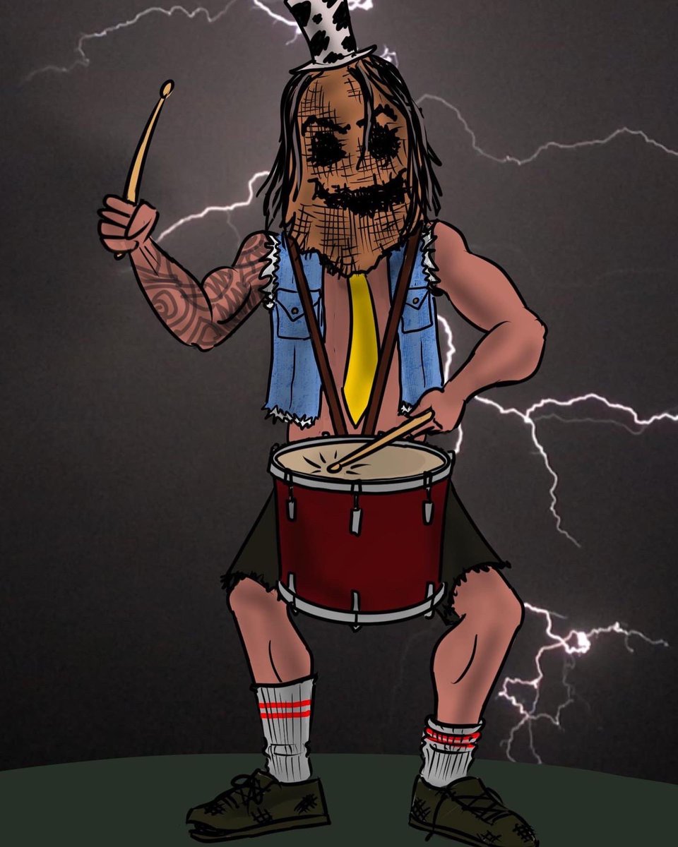 Wellwornboot's tweet photo. OUR BUD LOU DEROSA MADE THESE AND HE DOESN’T HAVE TWITTER, BUT WE FUCKS WITH HIM AND SO SHOULD YOU! 🏴☠️
#art #illustrationart #illustration #shockrock #comedy #funny #idiotband #rocknroll #costumeband #costume #masks #cartoon #ComicArt #rockband #obscure #buffalony #wellwornboot https://t.co/I1Hoi5aRN9