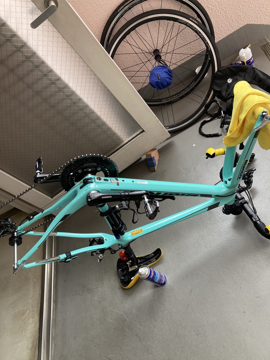 6gachu9_cycle's tweet photo. メンテ中…
#ロードバイク
#Bianchi https://t.co/kLXb9fy1w3