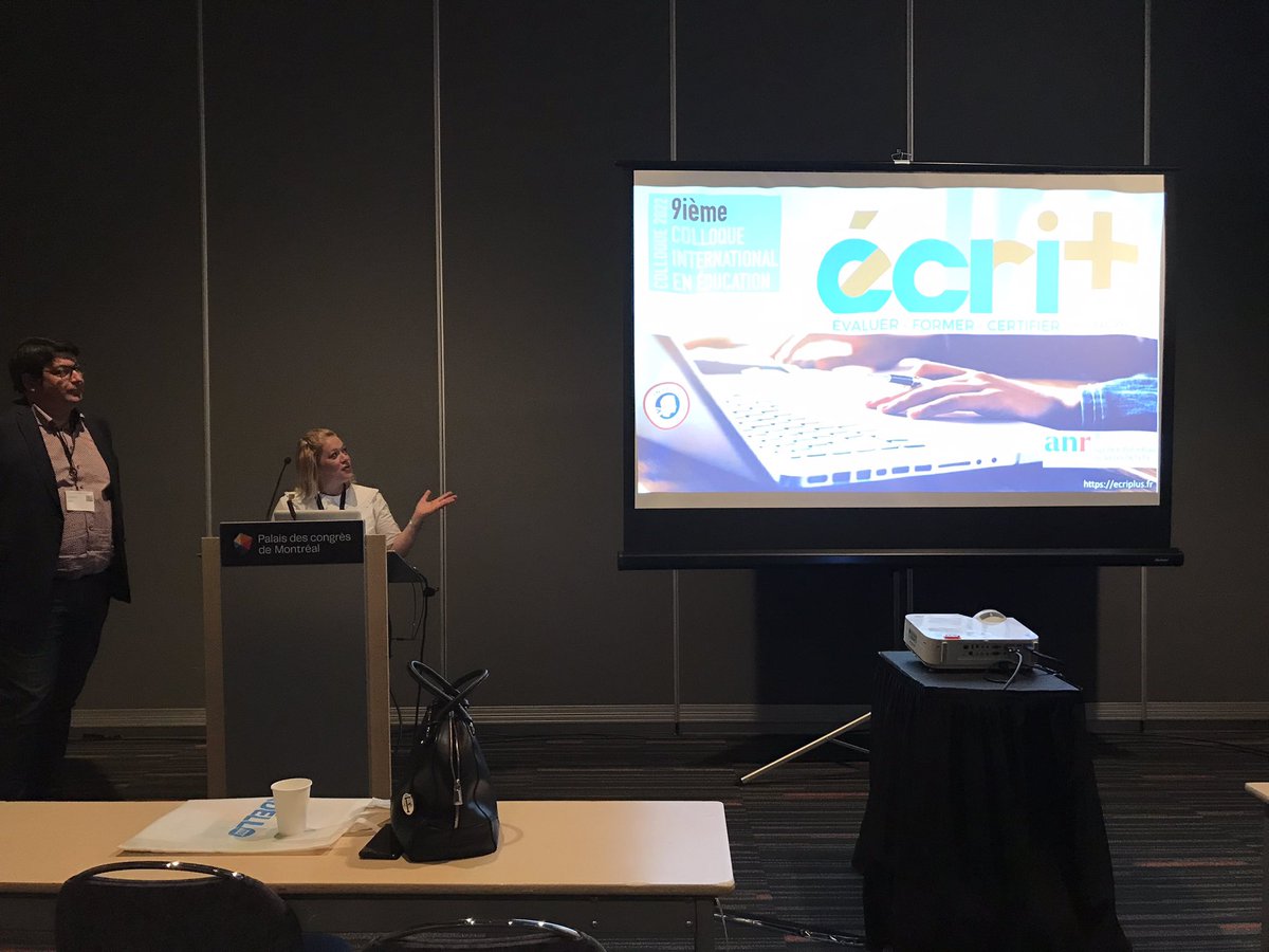 SandrineCapel's tweet photo. Le directeur du Crifpe nous a posé une question au cours de ce 9ème Colloque International en Éducation : « Quel est le mot français le plus important ? » 
Ce mot est « MERCI »…
Alors MERCI à Pierre L. Salam et à @ecri_plus pour cette expérience exceptionnelle ! https://t.co/uEdB2RgZ0l