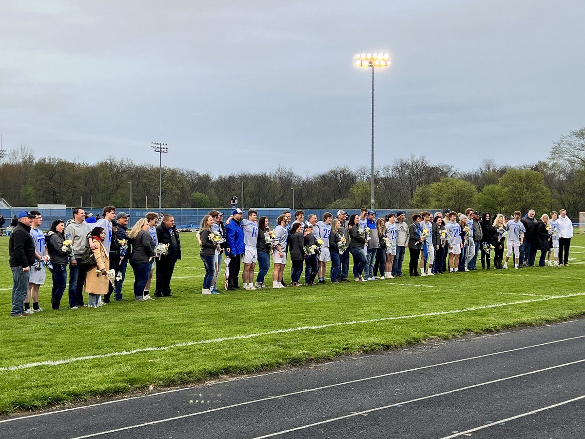 AWGenerals1's tweet photo. An awesome senior night! Thank you seniors! 

@AnthonyWayneLax defeats Delaware Hayes 12-6. https://t.co/2A52poKNLV