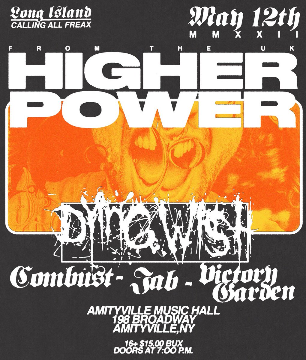 Miles To Go Presents (@milestogoli) on Twitter photo JUST ADDED:
<a href="/dyingwishhc/">Dying Wish</a> playing alongside <a href="/higherpoweruk/">Higher Power</a> <a href="/CombustNyhc/">Combust</a> <a href="/JABlihc/">JAB</a> and <a href="/VictoryGardenLI/">Victory Garden</a> next week at AMH!
๐ on sale now here: eventbrite.com/e/higher-powerโฆ JUST ADDED:
<a href="/dyingwishhc/">Dying Wish</a> playing alongside <a href="/higherpoweruk/">Higher Power</a> <a href="/CombustNyhc/">Combust</a> <a href="/JABlihc/">JAB</a> and <a href="/VictoryGardenLI/">Victory Garden</a> next week at AMH!
๐ on sale now here: eventbrite.com/e/higher-powerโฆ