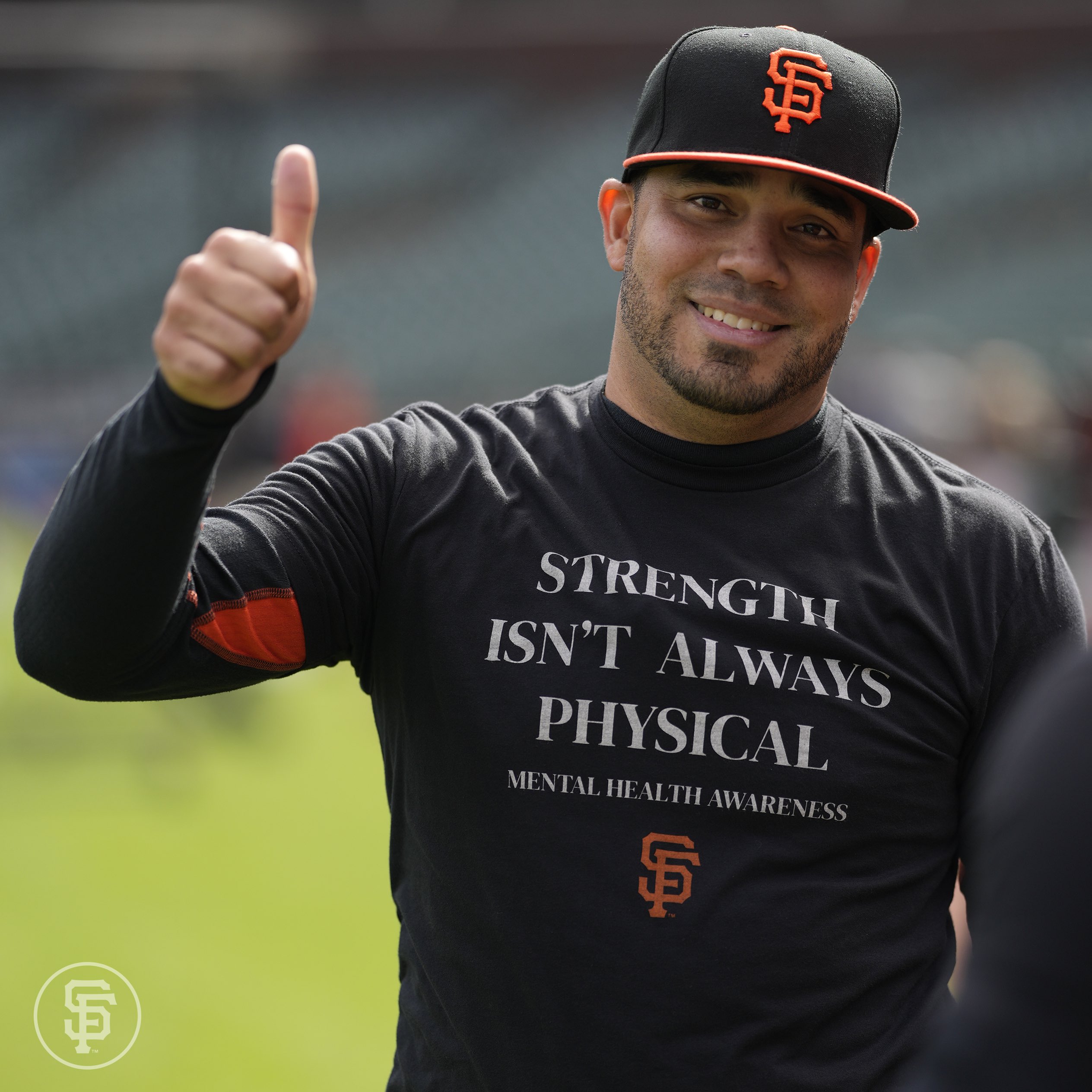 SFGiants on X: Today, the #SFGiants held their annual Mental Health  Awareness Day. The month of May is Mental Health Awareness month, and the San  Francisco Giants continue to have conversations surrounding
