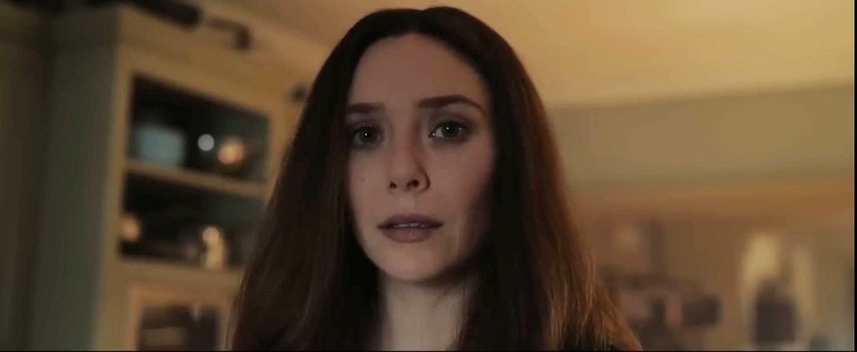 Kiven's tweet photo. I gotta admit i was surprised, scared and turned on at the same time when Wanda looked at the camera. lol oh hh so Sam Raimi. I love this movie. #MultiverseOfMadness #ScarletWitch #DoctorStrange #MarvelStudios https://t.co/HlWiJa9WcB