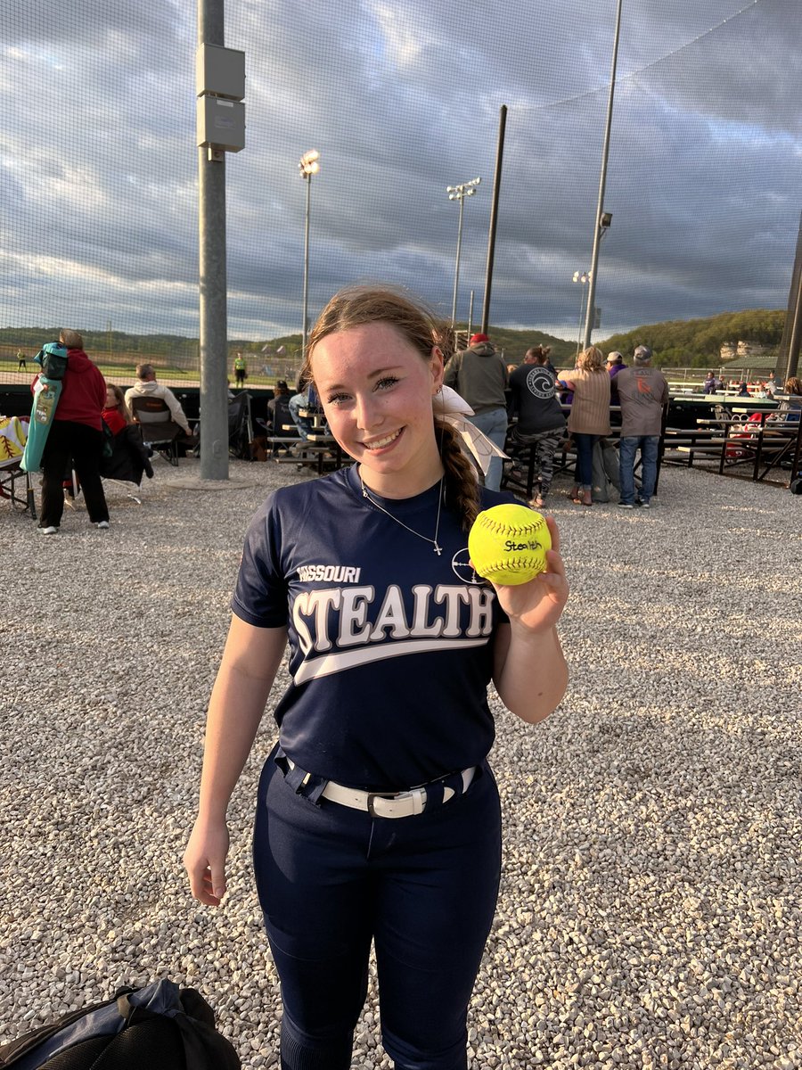 Delaney Crocker hit a bomb over the center field fence, sealing the win over the Avengers tonight!