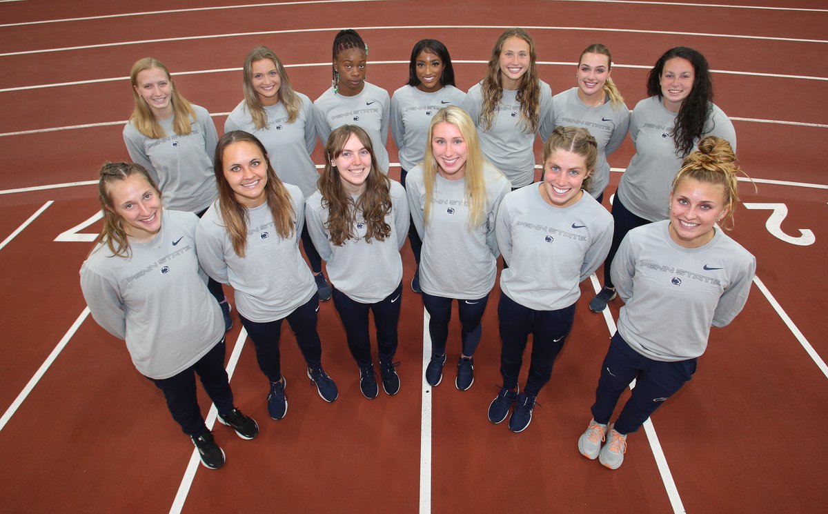PennStateTFXC's tweet photo. At today’s Jim Thorpe Invitational saw the team host Senior Day Celebrations 🎓🎉

Thank you and congrats to all of our graduating seniors in the Class of 2022! #WeAre https://t.co/UyX46tZIIt