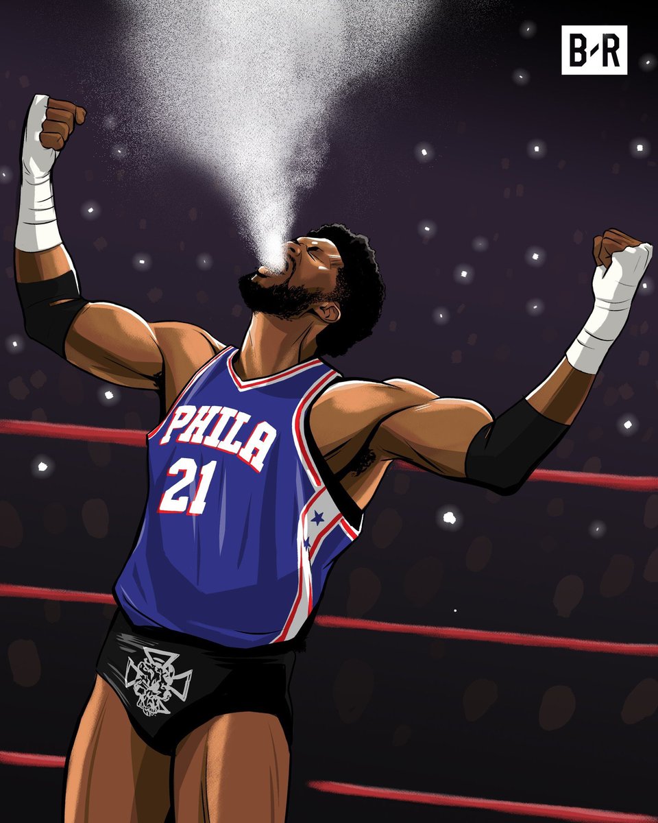 JRod1592's tweet photo. 🗣WE GOT TWO WORDS FOR YOU 

@sixers 
@JoelEmbiid 
@TripleH https://t.co/0aqFuXNQ4S