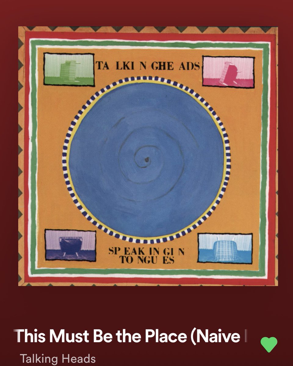 Over and over… perfect drive to work tune 🎶